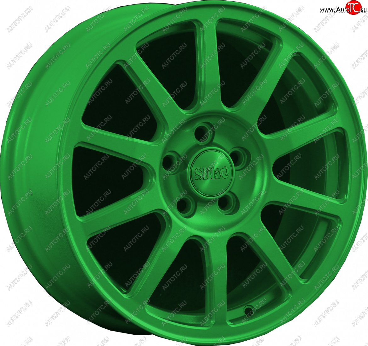 18 999 р. Кованый диск Slik classik R16x6.5 Зеленый (GREEN) 6.5x16   (Цвет: GREEN)  с доставкой в г. Пермь
