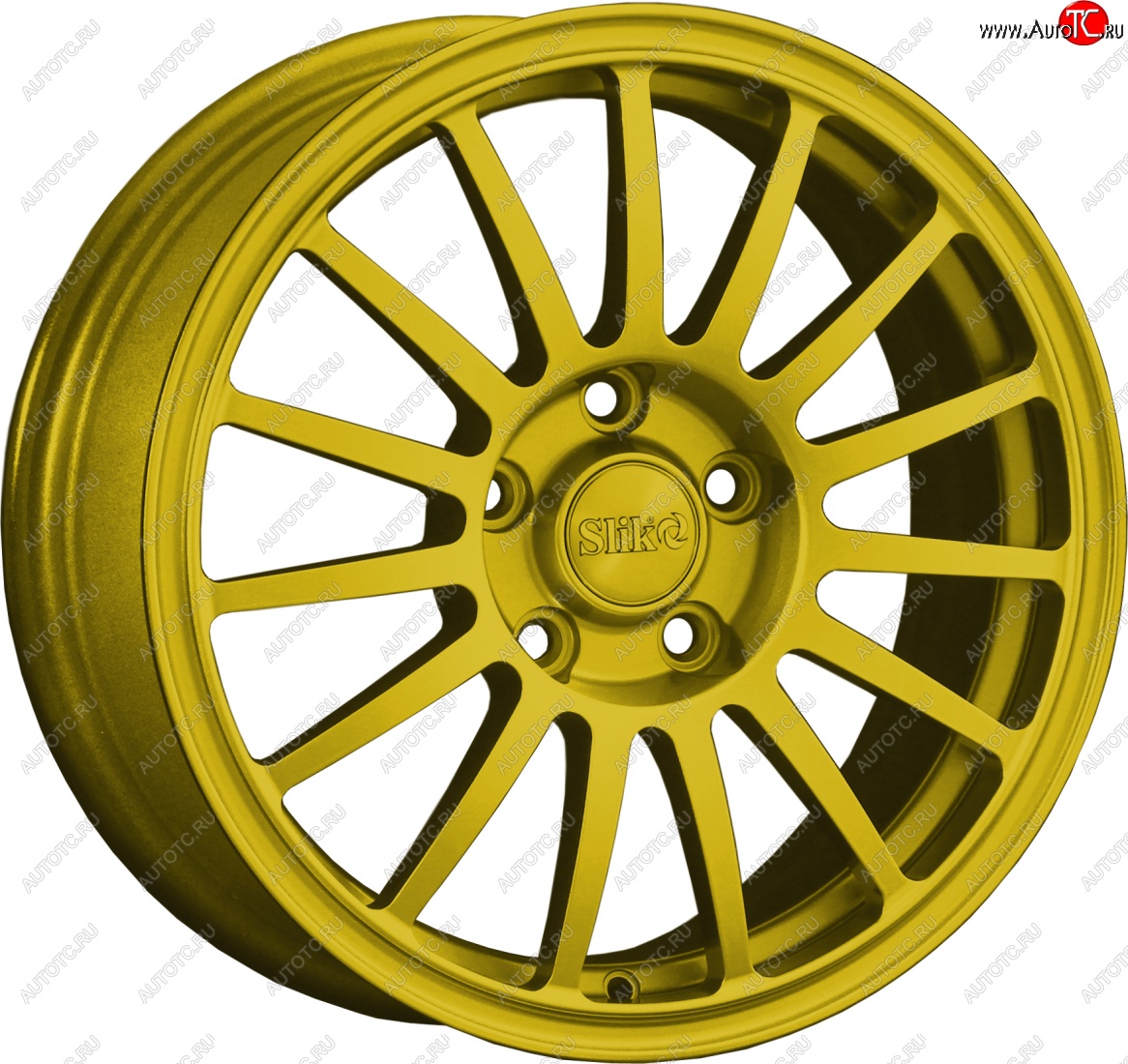 15 249 р. Кованый диск Slik classik R16x6.5 Candy YELLOW ярко-желтый 6.5x16   (Цвет: Candy YELLOW ярко-желтый 6.5x16)  с доставкой в г. Пермь