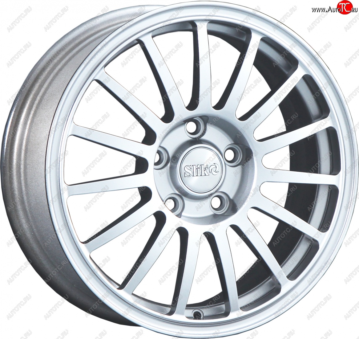 15 249 р. Кованый диск Slik classik R16x6.5 Яркое-блестящее серебро (HPB) 6.5x16   (Цвет: HPB)  с доставкой в г. Пермь