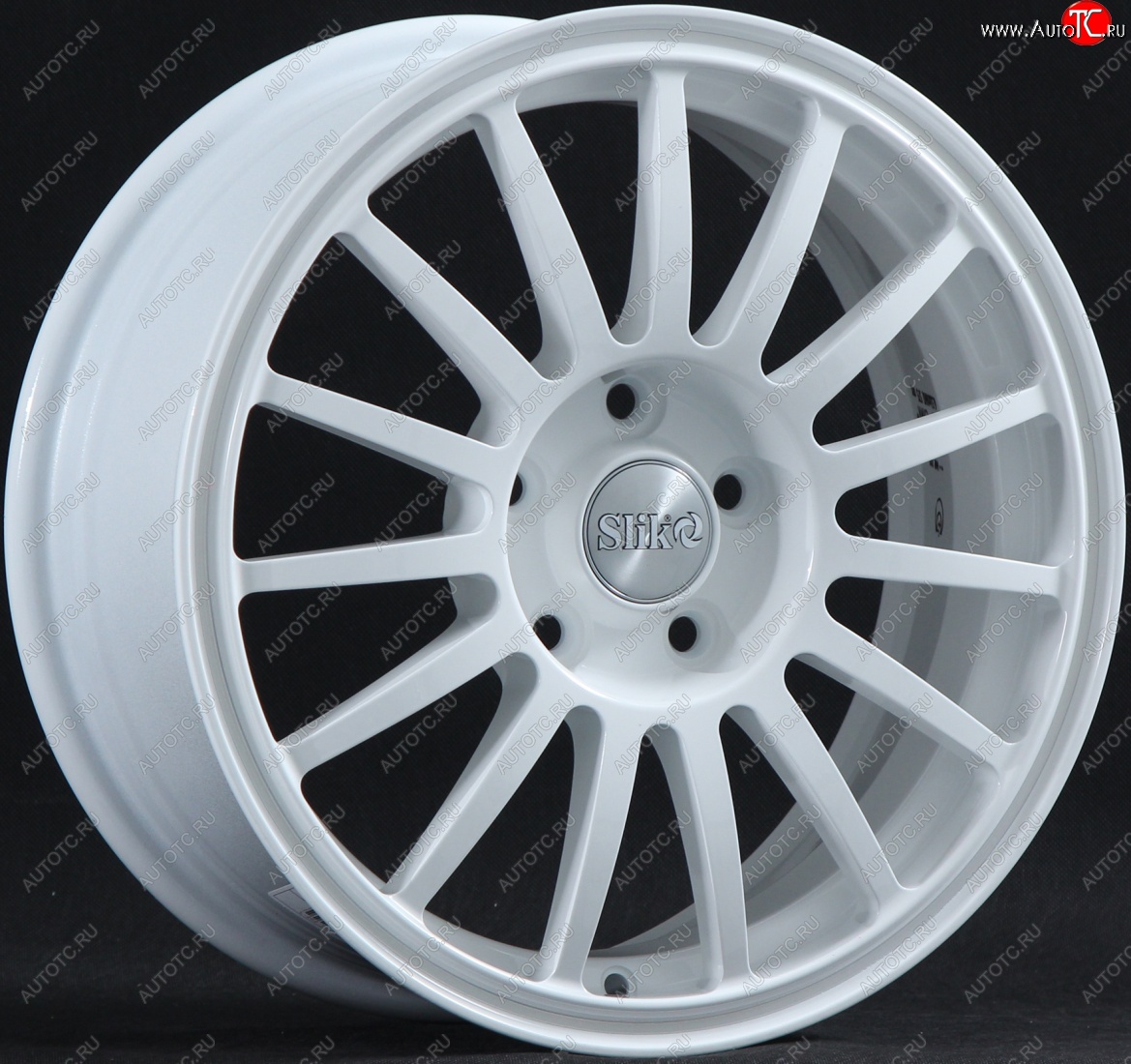15 249 р. Кованый диск Slik classik R16x6.5 Белый (W) 6.5x16   (Цвет: W)  с доставкой в г. Пермь