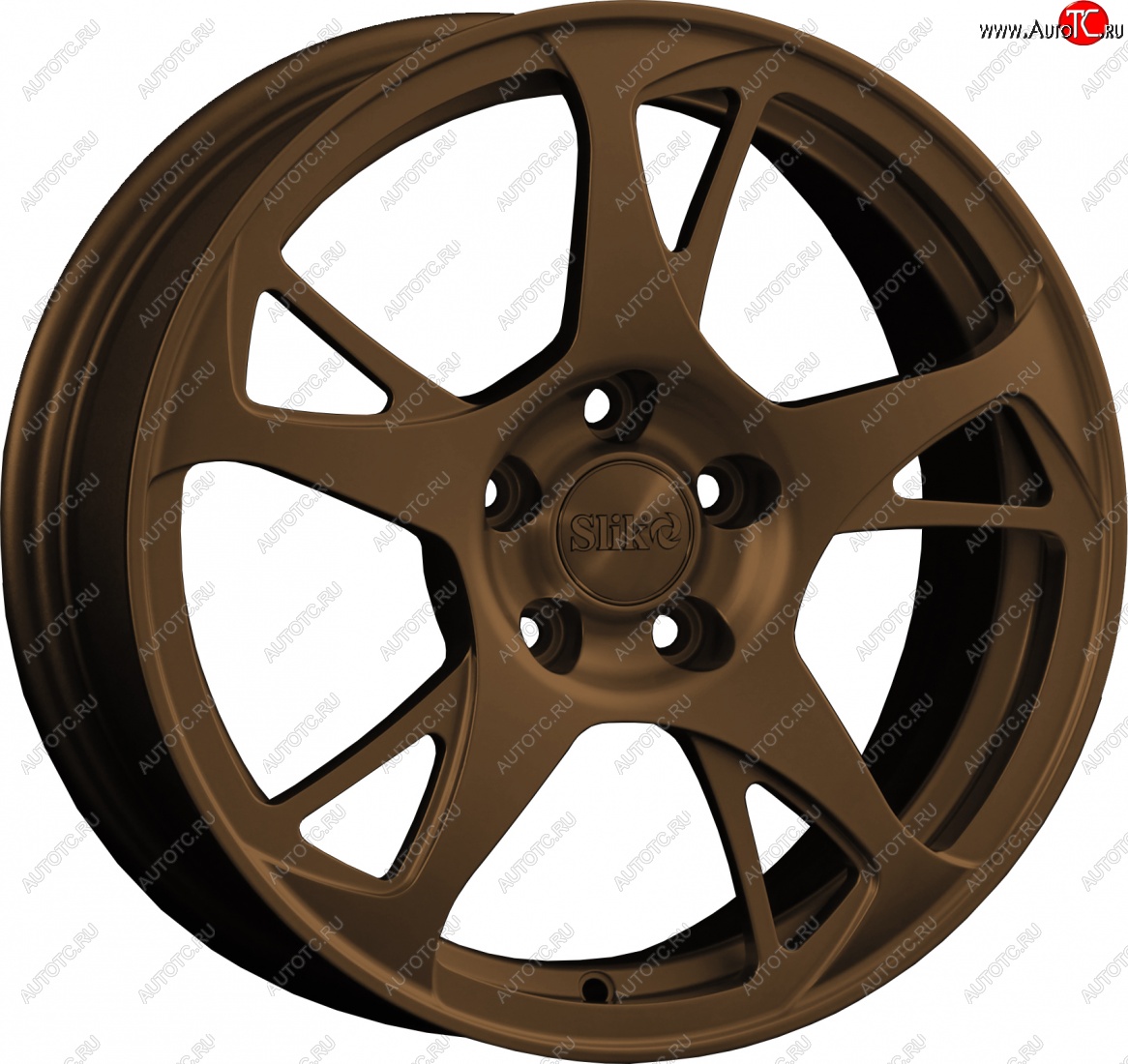 10 999 р. Кованый диск Slik classik R16x6.5 Коньячная бронза. Глянец (BRZCGN) 6.5x16   (Цвет: BRZCGN)  с доставкой в г. Пермь