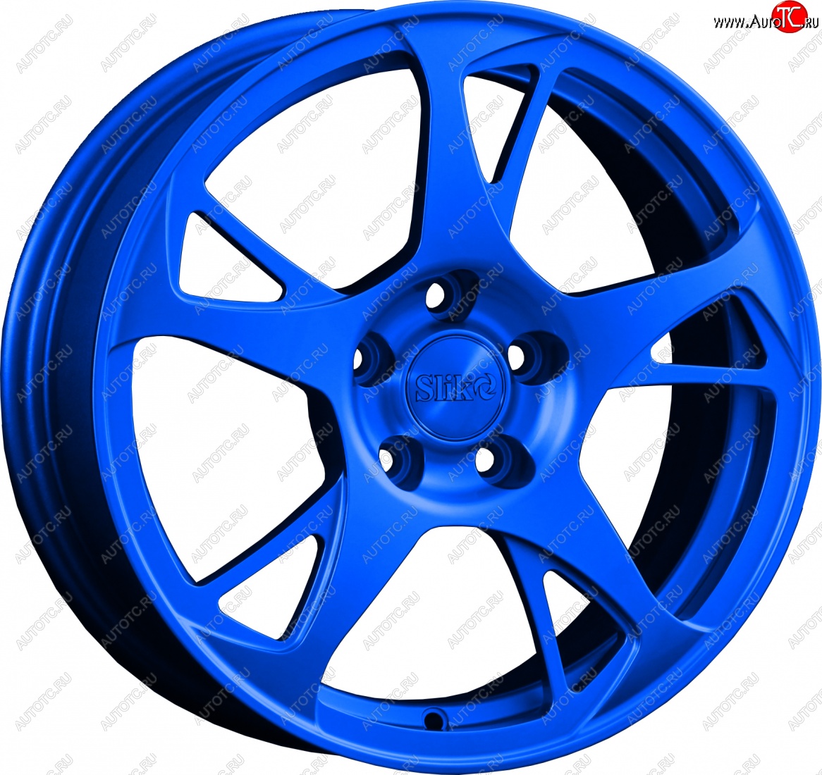 10 999 р. Кованый диск Slik classik R16x6.5 Candy BLUE синий 6.5x16   (Цвет: Candy BLUE синий 6.5x16)  с доставкой в г. Пермь