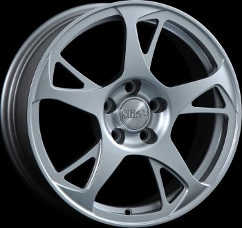Кованый диск Slik classik R16x6.5 Серебристый светлый (S16) 6.5x16 Лада Калина 1118 седан (2004-2013) 4x98.0xDIA58.6xET37.0