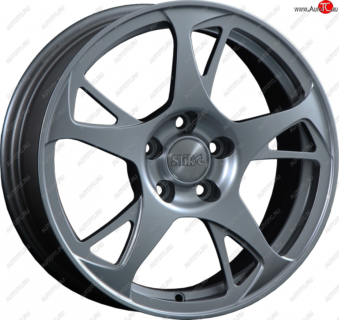 10 699 р. Кованый диск Slik classik R16x6.5 Серебристый тёмный (S25) 6.5x16   (Цвет: S25)  с доставкой в г. Пермь