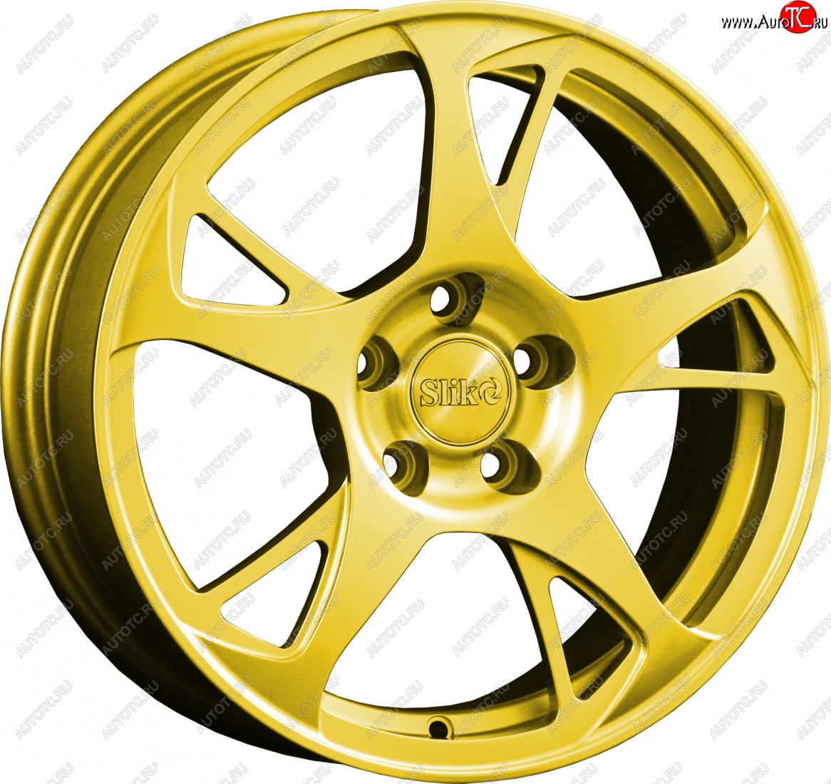 10 999 р. Кованый диск Slik classik R16x6.5 Ярко желтый RAL 1021 (YELLOW) 6.5x16   (Цвет: YELLOW)  с доставкой в г. Пермь