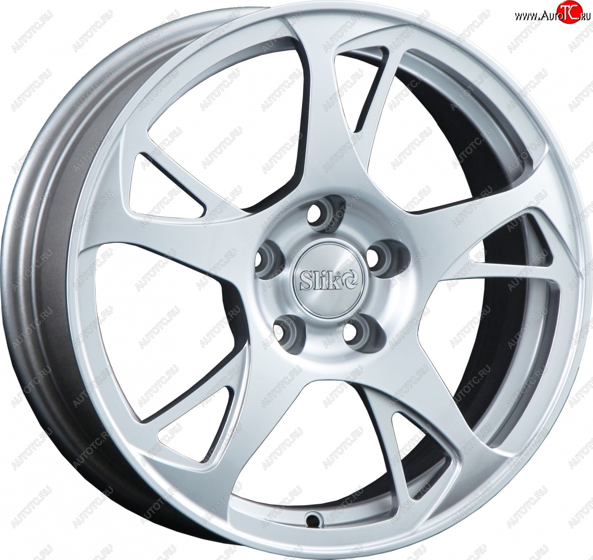10 999 р. Кованый диск Slik classik R16x6.5 Белый (W) 6.5x16   (Цвет: W)  с доставкой в г. Пермь