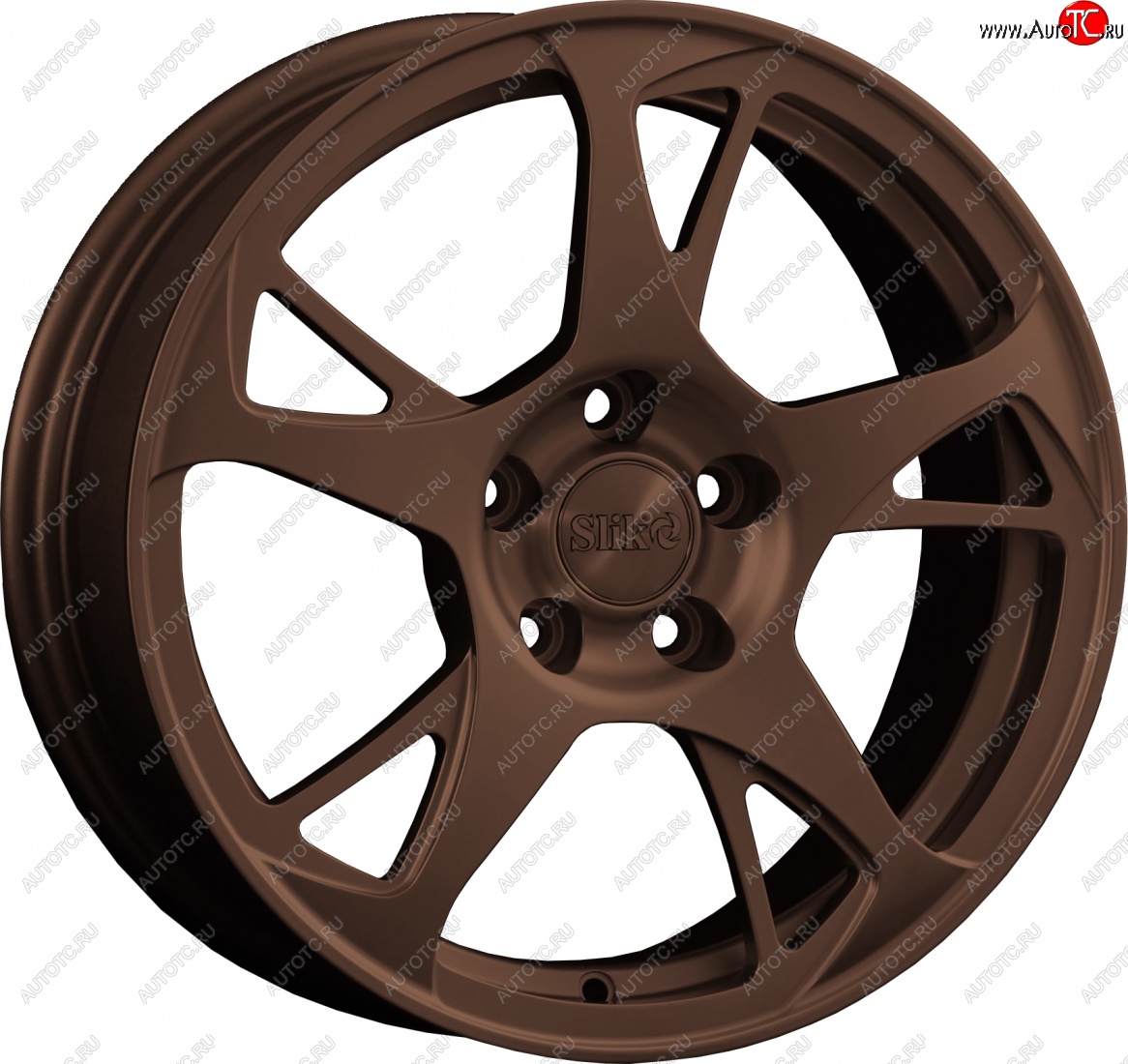 10 999 р. Кованый диск Slik classik R16x6.5 Бронза (BRZ) 6.5x16   (Цвет: BRZ)  с доставкой в г. Пермь