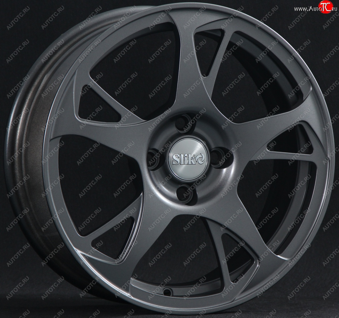 10 999 р. Кованый диск Slik classik R16x6.5 Графит матовый (GRF2) 6.5x16   (Цвет: GRF2)  с доставкой в г. Пермь