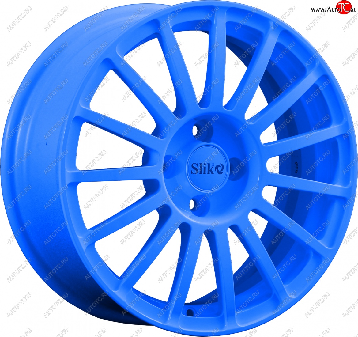 18 999 р. Кованый диск Slik classik R16x6.5 Синий (BLUE) 6.5x16   (Цвет: BLUE)  с доставкой в г. Пермь