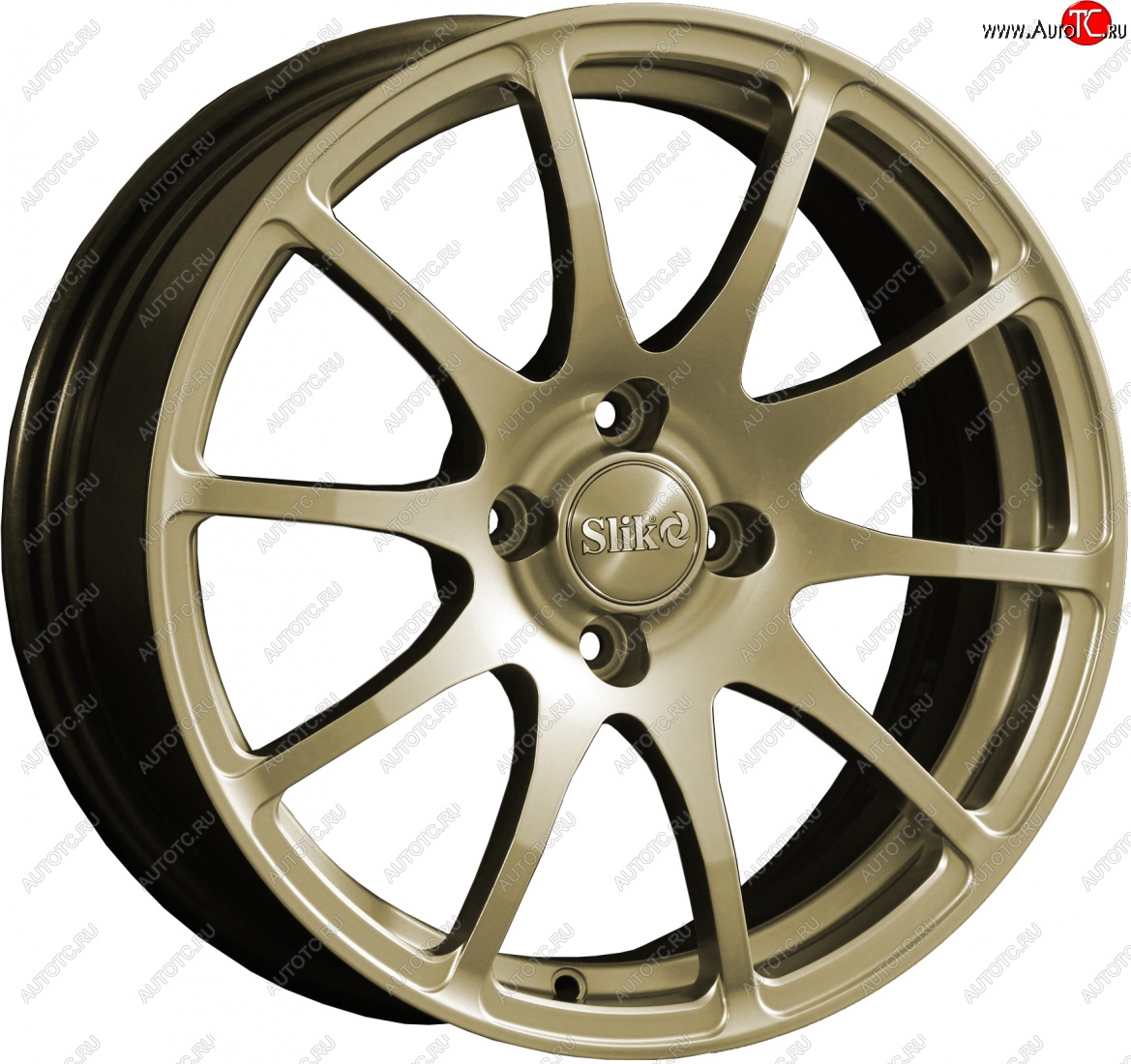 18 999 р. Кованый диск Slik classik R16x6.5 Золотой (G) 6.5x16   (Цвет: G)  с доставкой в г. Пермь