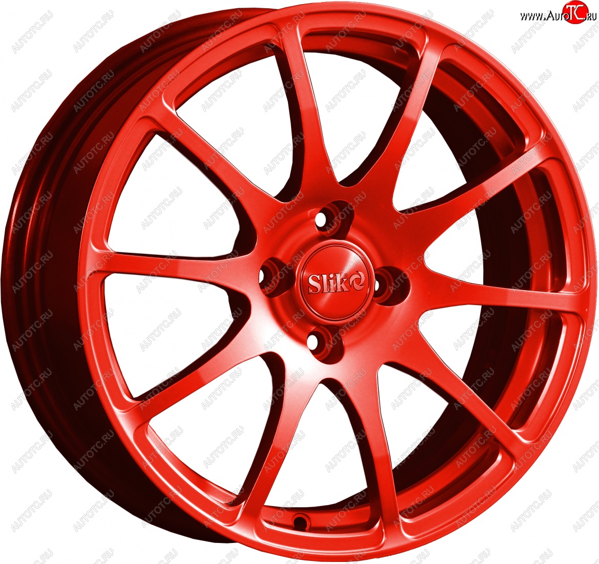 18 999 р. Кованый диск Slik classik R16x6.5 Candy алый 6.5x16   (Цвет: Candy алый 6.5x16)  с доставкой в г. Пермь
