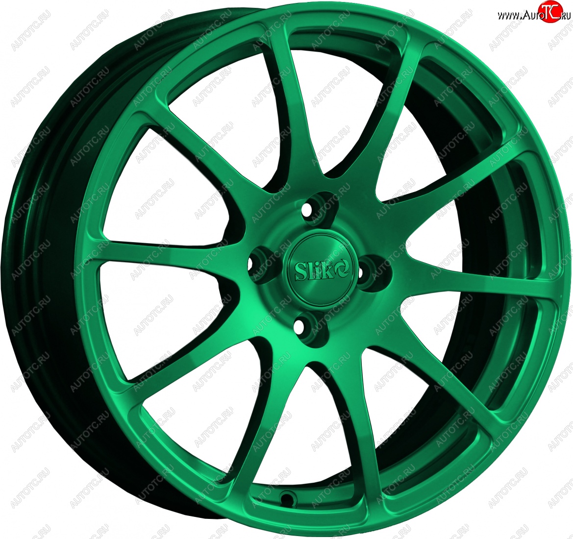 18 999 р. Кованый диск Slik classik R16x6.5 Candy Green изумрудно-зеленый 6.5x16   (Цвет: Candy Green изумрудно-зеленый 6.5x16)  с доставкой в г. Пермь