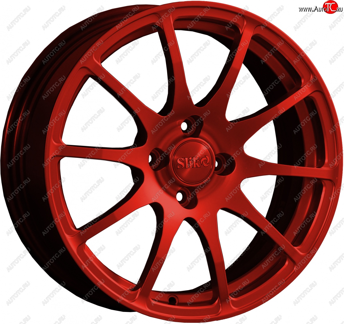 18 999 р. Кованый диск Slik classik R16x6.5 Candy RED красный 6.5x16   (Цвет: Candy RED красный 6.5x16)  с доставкой в г. Пермь