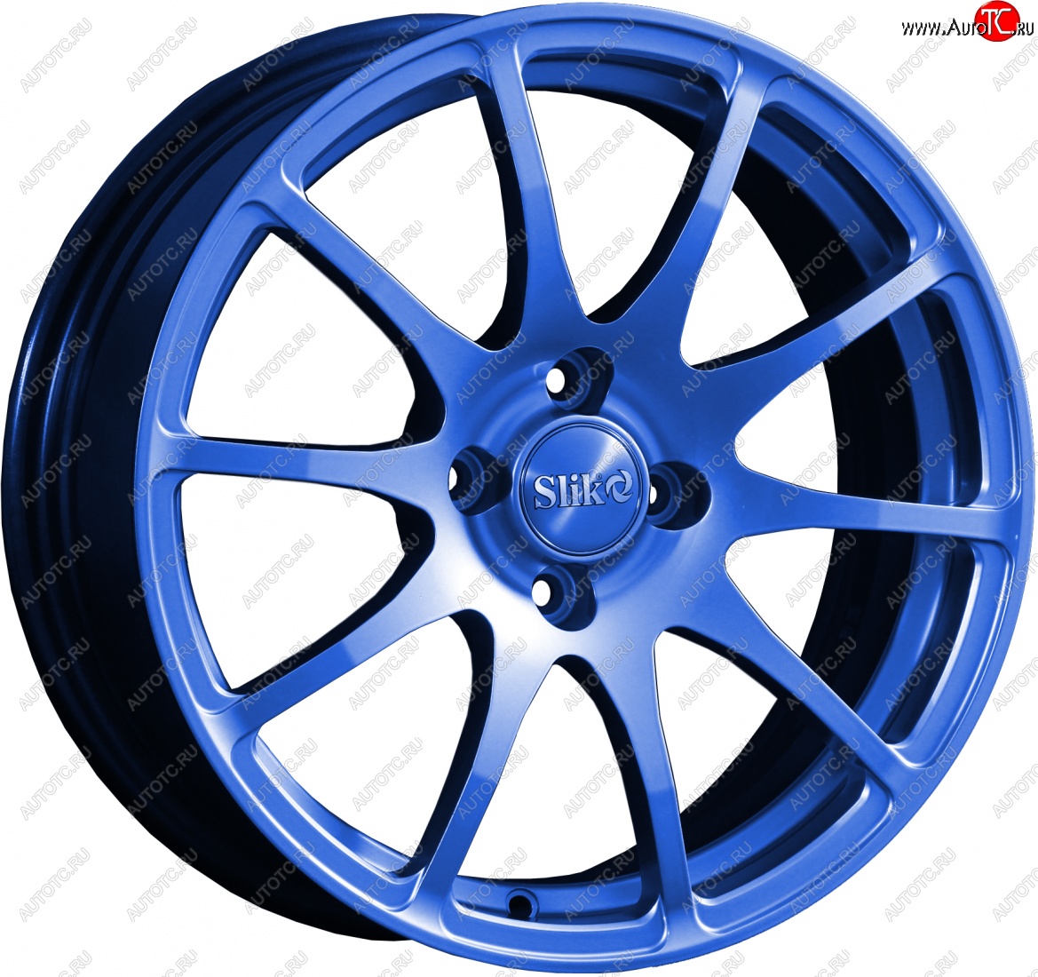 18 999 р. Кованый диск Slik classik R16x6.5 Синий (BLUE) 6.5x16   (Цвет: BLUE)  с доставкой в г. Пермь