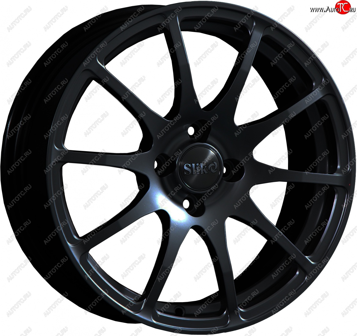 18 999 р. Кованый диск Slik classik R16x6.5 Черный глянцевый (BK) 6.5x16   (Цвет: BK)  с доставкой в г. Пермь
