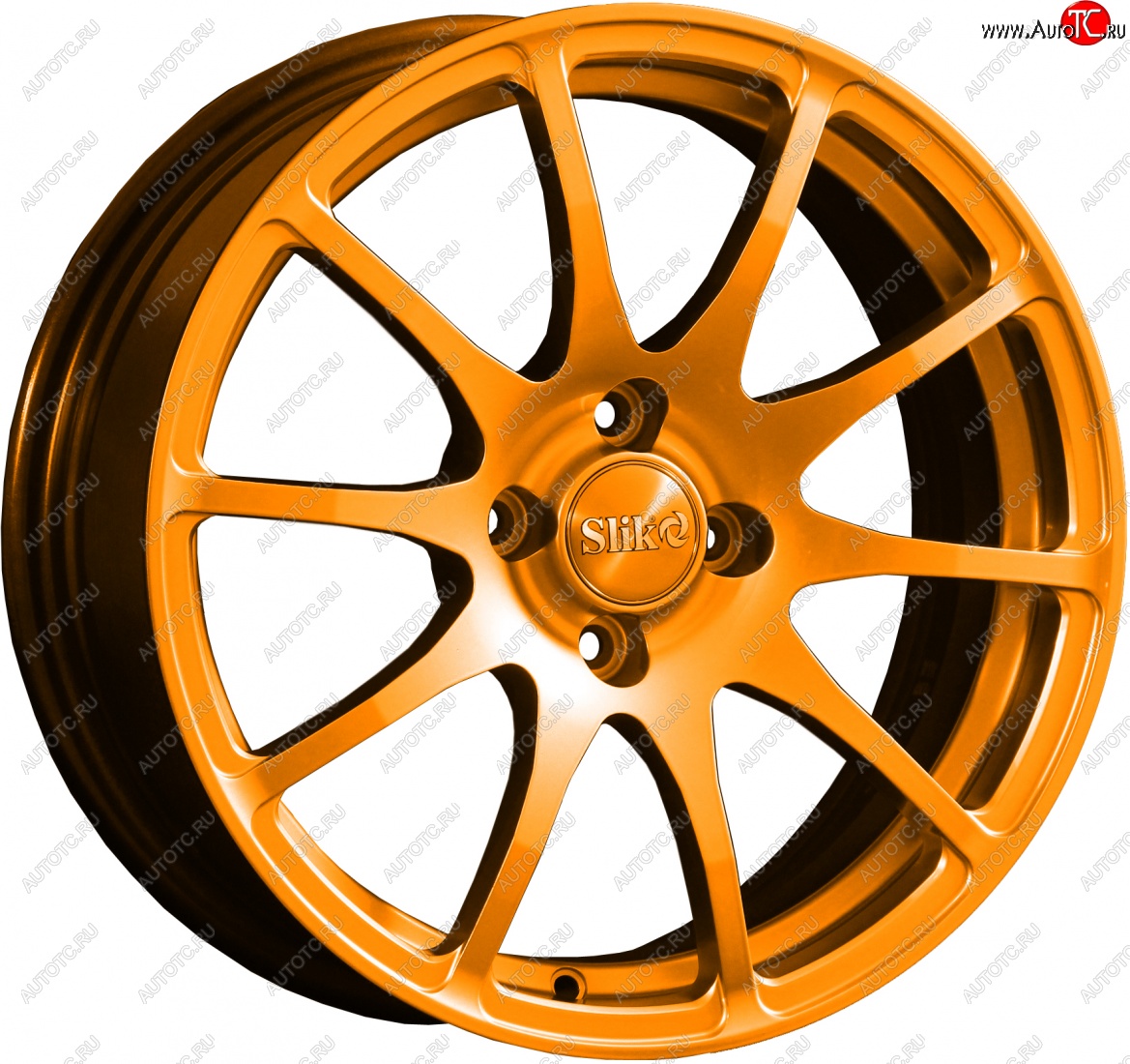 18 999 р. Кованый диск Slik classik R16x6.5 Ярко-оранжевый (ORANGE) 6.5x16   (Цвет: ORANGE)  с доставкой в г. Пермь