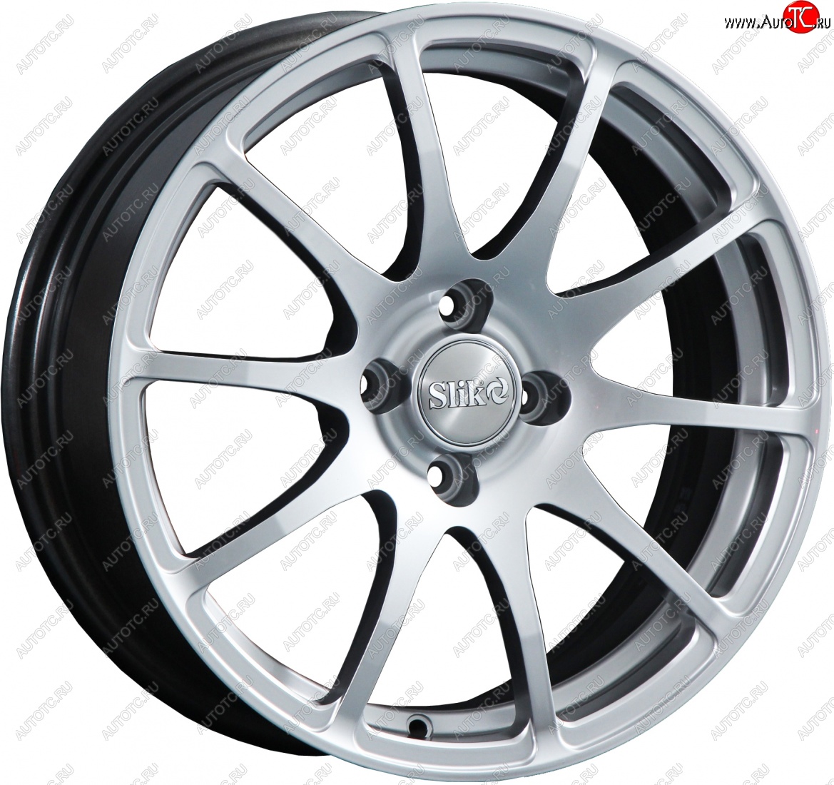 18 999 р. Кованый диск Slik classik R16x6.5 Яркое-блестящее серебро (HPB) 6.5x16   (Цвет: HPB)  с доставкой в г. Пермь