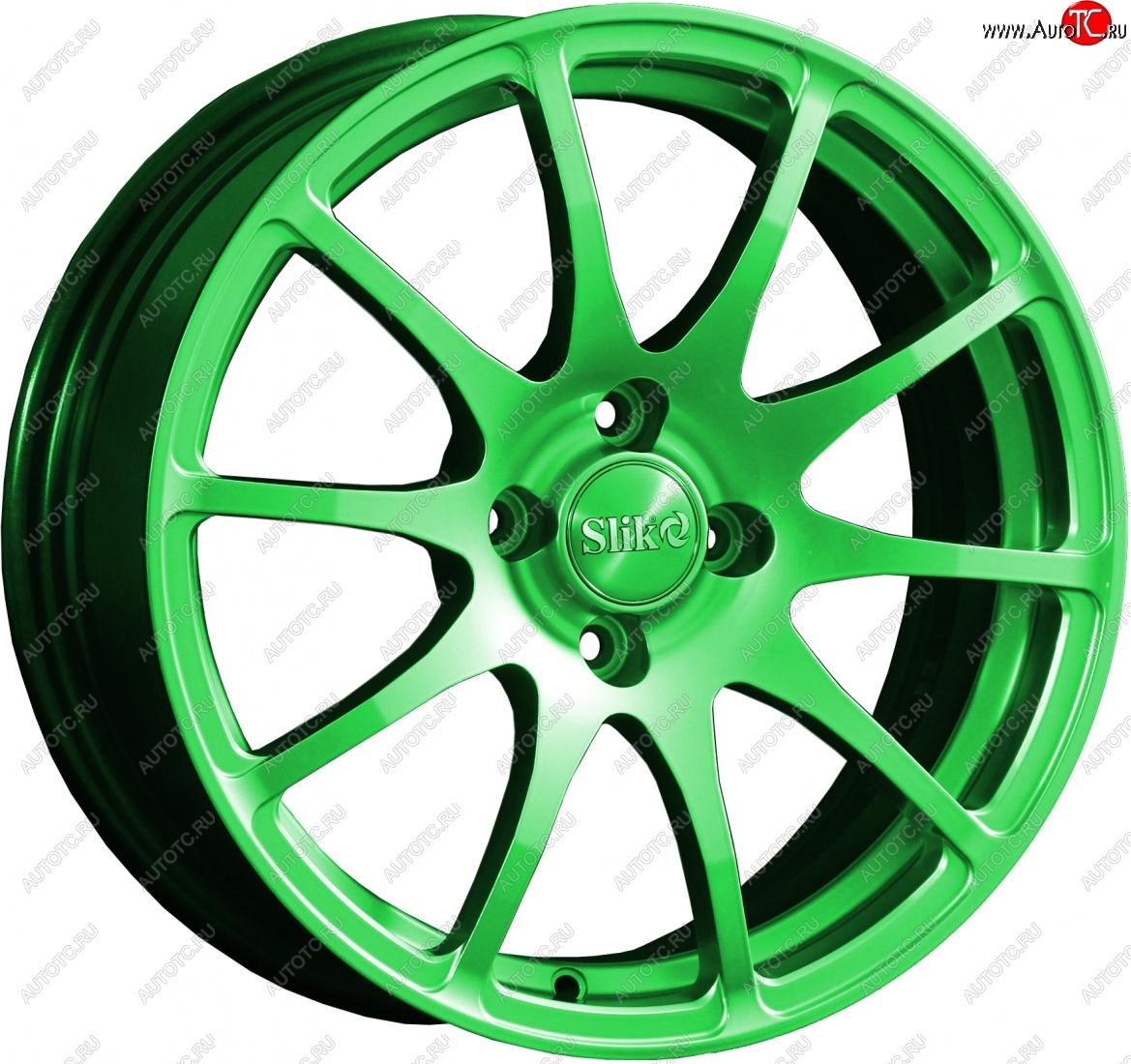 18 999 р. Кованый диск Slik classik R16x6.5 RAL 6038 ярко-зеленый (6038) 6.5x16   (Цвет: 6038)  с доставкой в г. Пермь