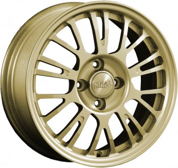 Кованый диск Slik Classik 6x15 (Металлик золотой) Honda Integra DC1,DC2 купе дорестайлинг (1993-1995) 4x100.0xDIA56.1xET45.0