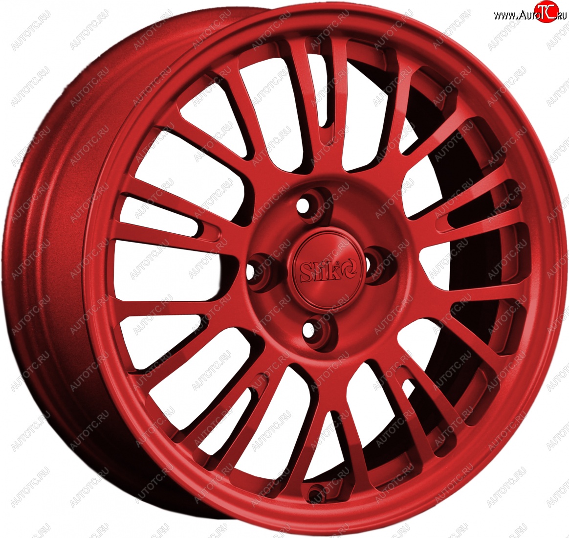 14 799 р. Кованый диск Slik Classik 6x15 (Candy красный)   (Цвет: Candy красный)  с доставкой в г. Пермь