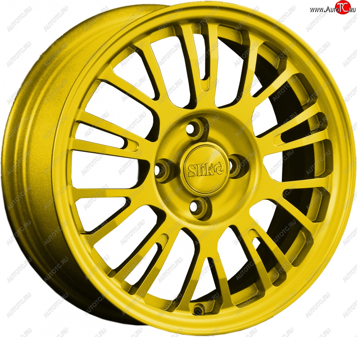 14 799 р. Кованый диск Slik Classik 6x15 (Ярко-желтый RAL 1021)   (Цвет: Ярко-желтый RAL 1021)  с доставкой в г. Пермь