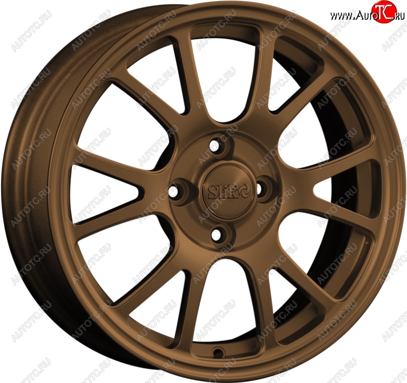 14 899 р. Кованый диск Slik Classik 6x15 (Металлик коньячная бронза. Глянец)   (Цвет: Металлик коньячная бронза. Глянец)  с доставкой в г. Пермь