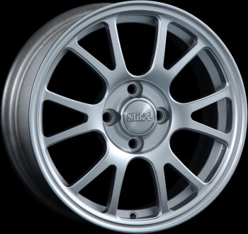 Кованый диск Slik Classik 6x15 (Серебристый светлый) Honda Prelude 3 BA купе дорестайлинг (1987-1989) 4x100.0xDIA56.1xET45.0