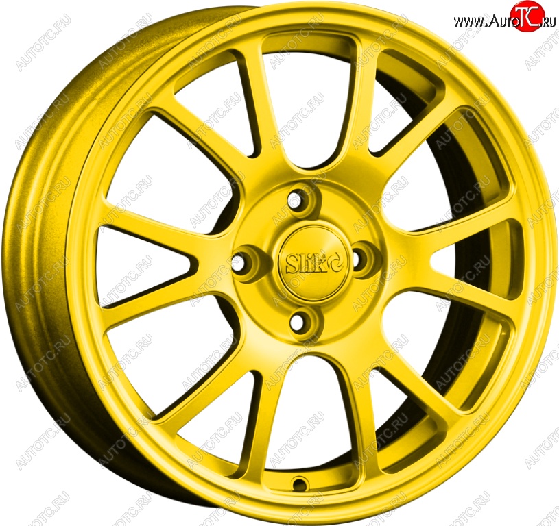 14 899 р. Кованый диск Slik Classik 6x15 (Ярко-желтый RAL 1021)   (Цвет: Ярко-желтый RAL 1021)  с доставкой в г. Пермь