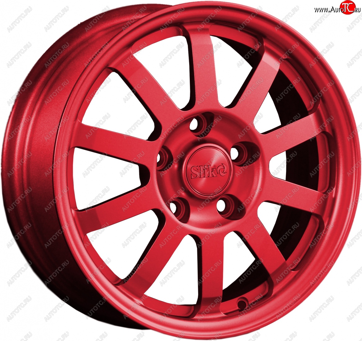 11 399 р. Кованый диск Slik Classik 6x15 (Красный)   (Цвет: Красный)  с доставкой в г. Пермь
