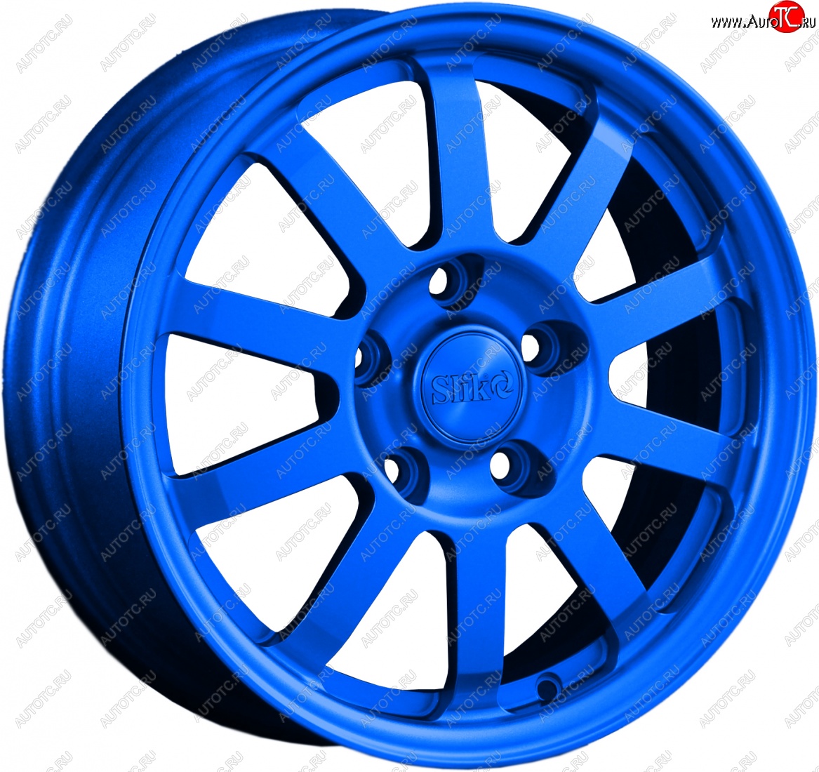 11 399 р. Кованый диск Slik Classik 6x15 (Синий)   (Цвет: Синий)  с доставкой в г. Пермь