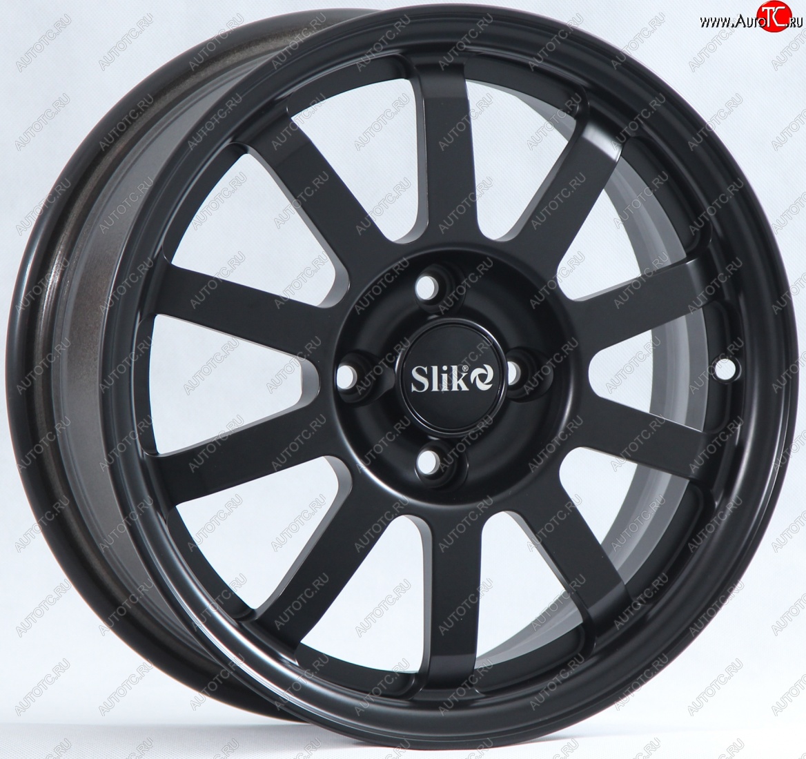11 399 р. Кованый диск Slik Classik 6x15 (Черный глянцевый)   (Цвет: Черный глянцевый)  с доставкой в г. Пермь