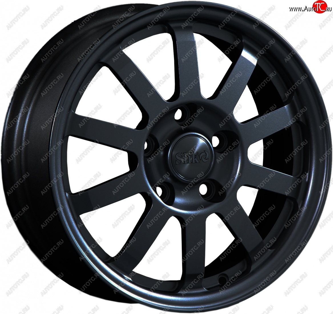 11 399 р. Кованый диск Slik Classik 6x15 (Черный матовый)   (Цвет: Черный матовый)  с доставкой в г. Пермь