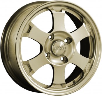 Кованый диск Slik Classik 6x15 (Металлик золотой) Honda Integra DC1,DC2 купе дорестайлинг (1993-1995) 4x100.0xDIA56.1xET45.0