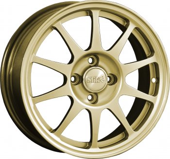 Кованый диск Slik Classik 6x15 (Металлик золотой) Honda Integra DC1,DC2 купе дорестайлинг (1993-1995) 4x100.0xDIA56.1xET45.0