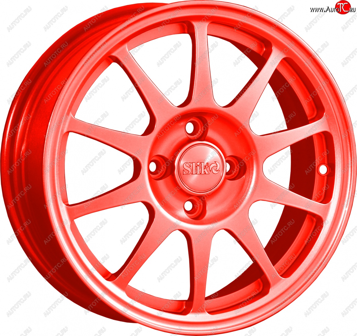 14 799 р. Кованый диск Slik Classik 6x14 (RAL 3026 ярко-алый)   (Цвет: RAL 3026 ярко-алый)  с доставкой в г. Пермь
