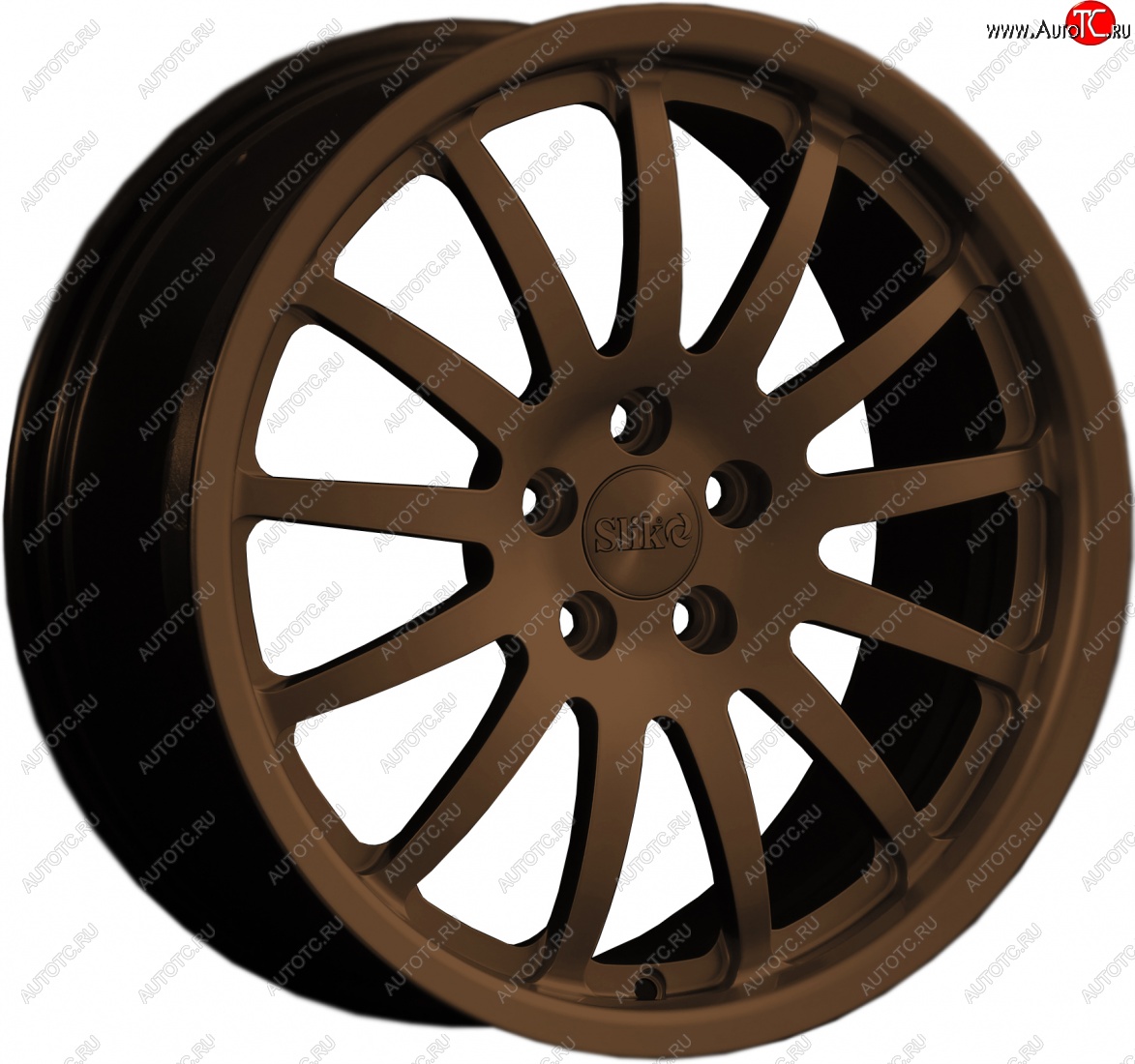 14 599 р. Кованый диск Slik classik R17x7.5 Коньячная бронза. Матовый (MBRZCGN) 7.5x17   (Цвет: MBRZCGN)  с доставкой в г. Пермь
