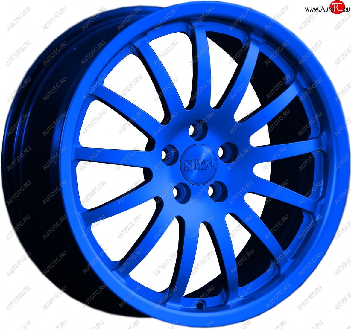 14 599 р. Кованый диск Slik classik R17x7.5 Candy BLUE синий 7.5x17   (Цвет: Candy BLUE синий 7.5x17)  с доставкой в г. Пермь