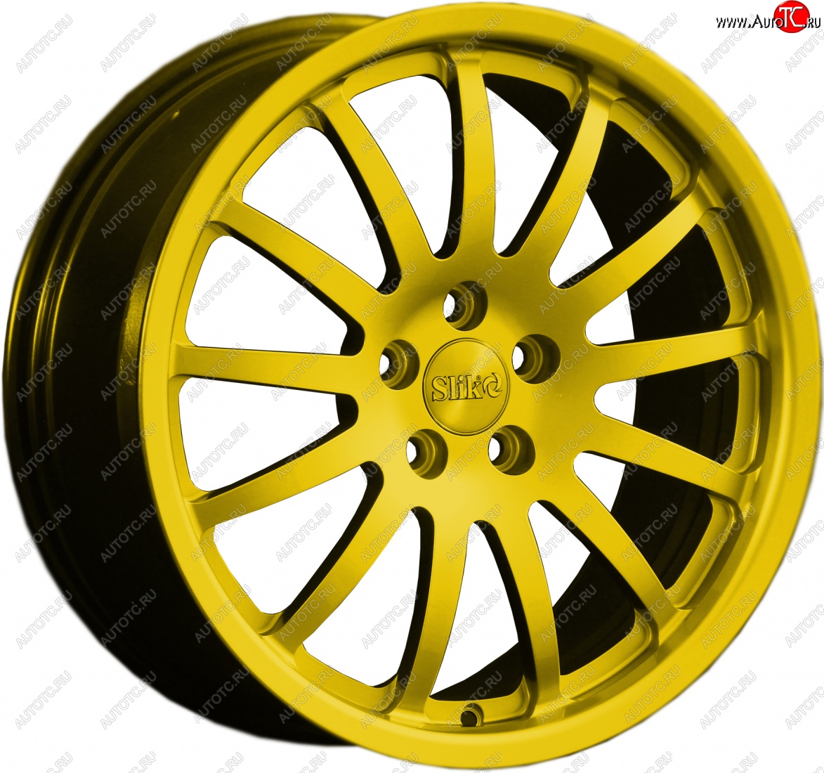 14 599 р. Кованый диск Slik classik R17x7.5 Candy YELLOW ярко-желтый 7.5x17   (Цвет: Candy YELLOW ярко-желтый 7.5x17)  с доставкой в г. Пермь