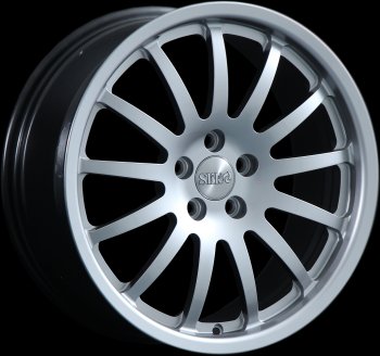 Кованый диск Slik classik R17x7.5 Серебристый светлый (S16) 7.5x17 Honda Insight ZE4 седан (2018-2022) 5x114.3xDIA64.1xET45.0