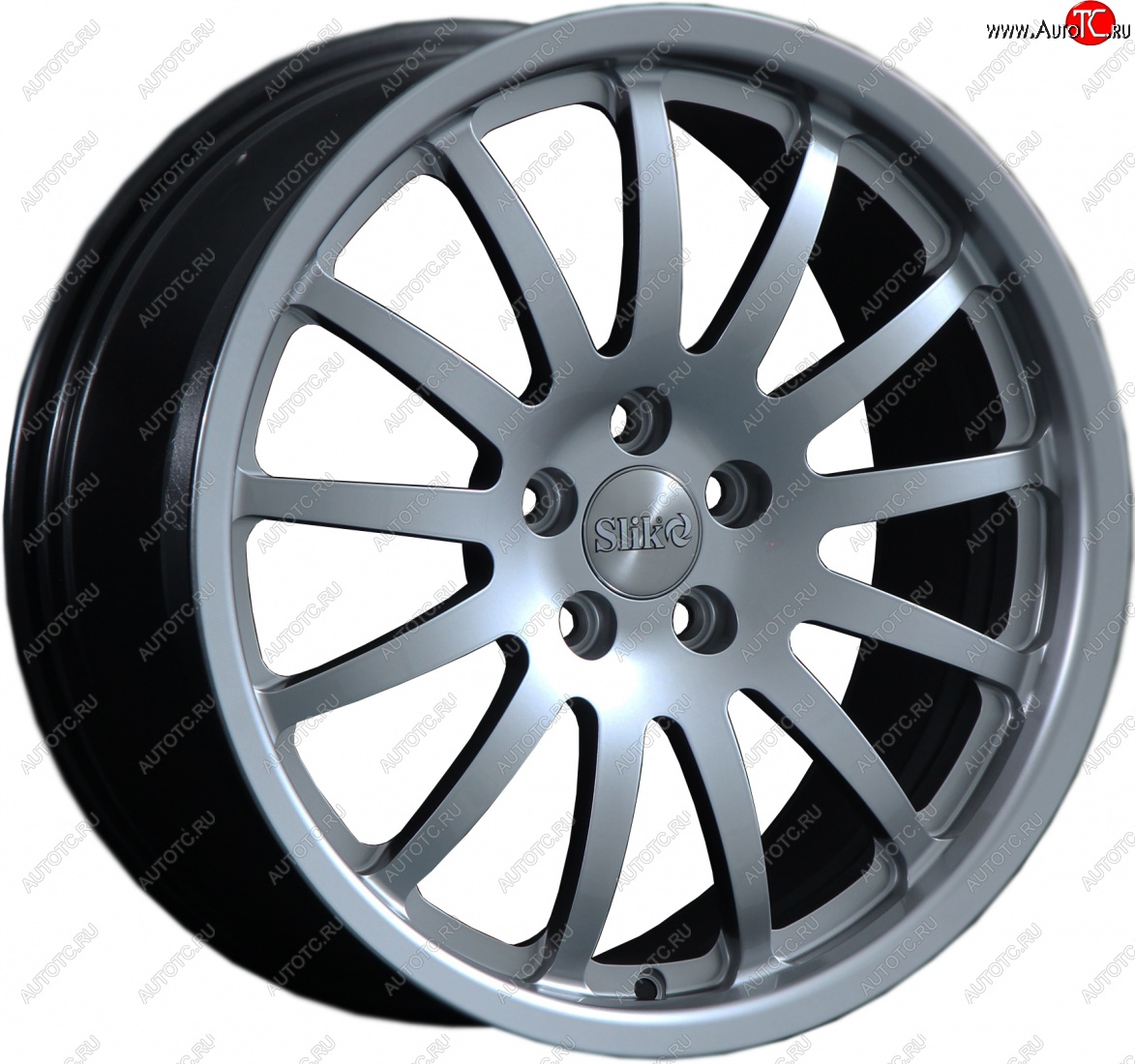 14 399 р. Кованый диск Slik classik R17x7.5 Серебристый тёмный (S25) 7.5x17   (Цвет: S25)  с доставкой в г. Пермь