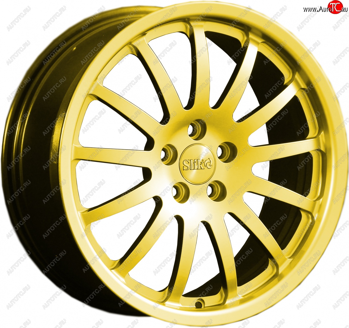 14 599 р. Кованый диск Slik classik R17x7.5 Ярко желтый RAL 1021 (YELLOW) 7.5x17   (Цвет: YELLOW)  с доставкой в г. Пермь