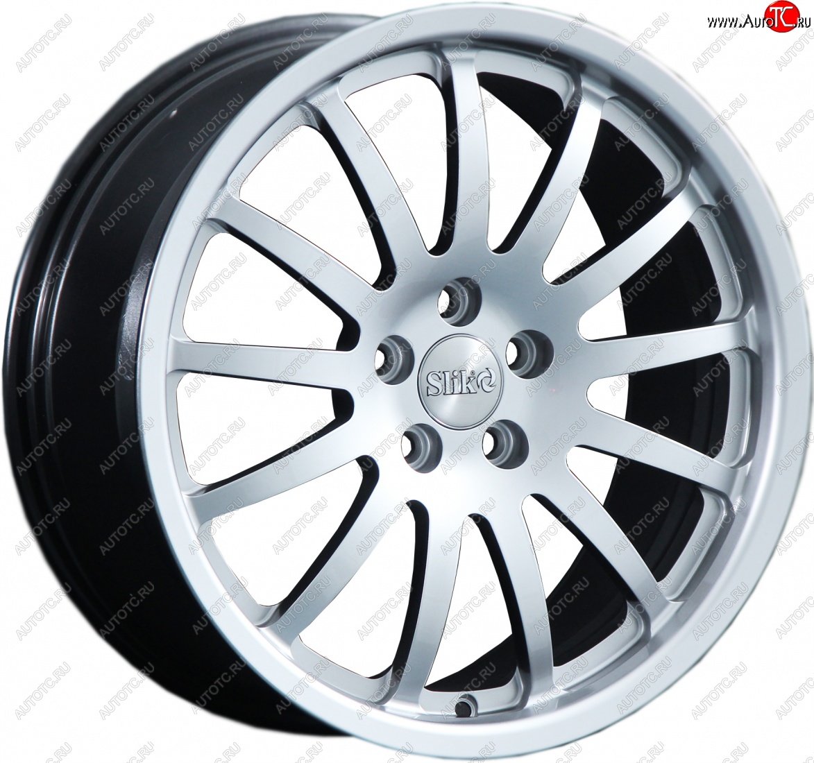 14 399 р. Кованый диск Slik classik R17x7.5 Яркое-блестящее серебро (HPB) 7.5x17   (Цвет: HPB)  с доставкой в г. Пермь