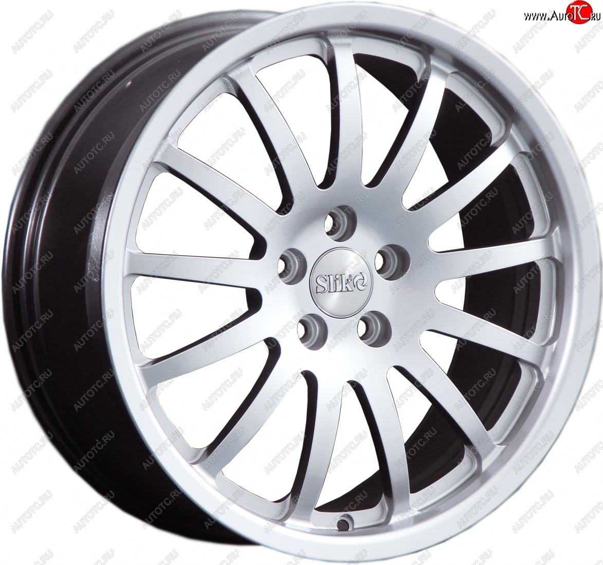 14 399 р. Кованый диск Slik classik R17x7.5 Белый (W) 7.5x17   (Цвет: W)  с доставкой в г. Пермь