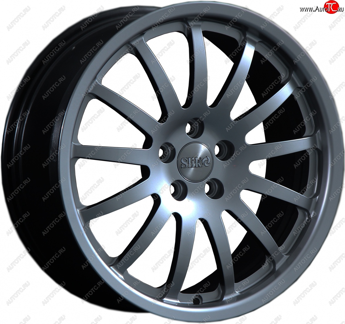 14 599 р. Кованый диск Slik classik R17x7.5 Графит глянцевый (GM) 7.5x17   (Цвет: GM)  с доставкой в г. Пермь