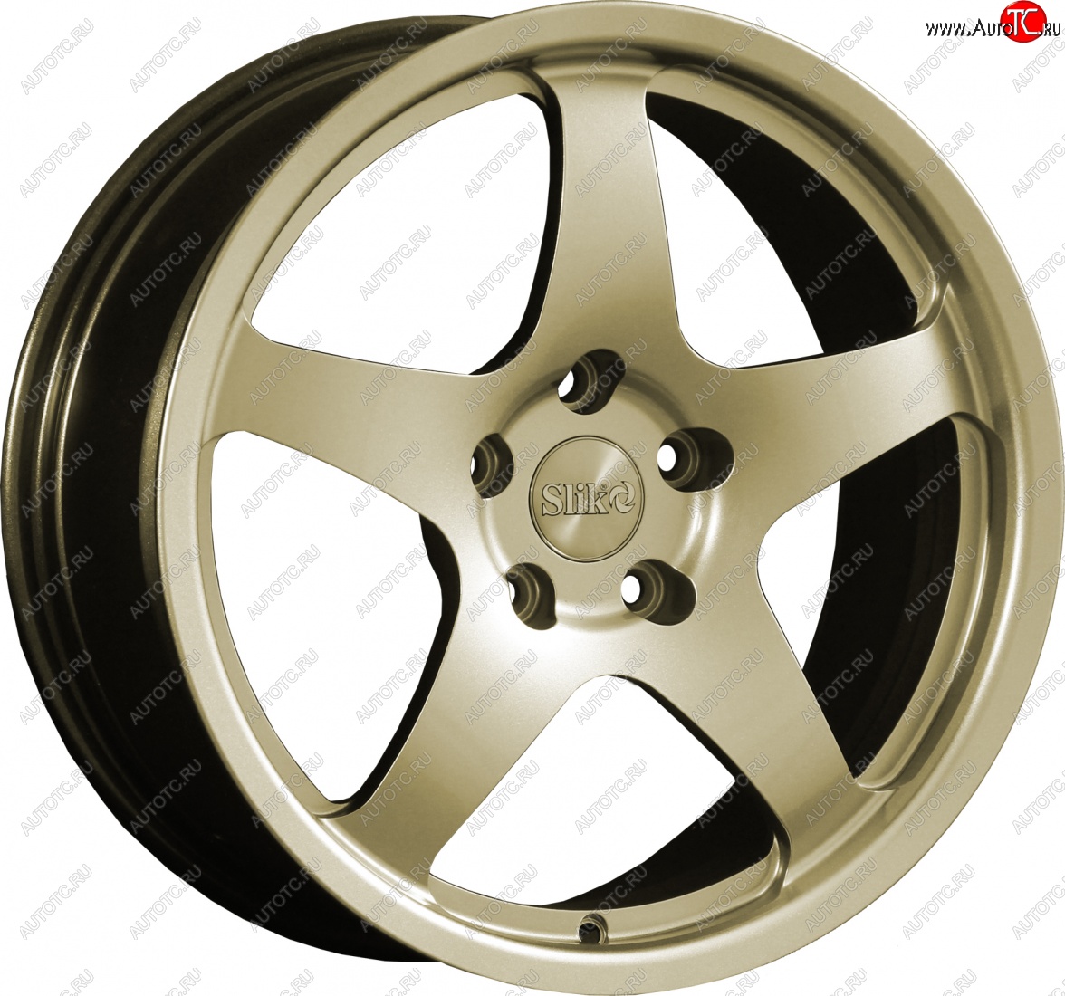 25 599 р. Кованый диск Slik classik R17x7.5 Золотой (G) 7.5x17 Honda Ridgeline YK1 дорестайлинг (2005-2008) 5x120.0xDIA64.1xET45.0 (Цвет: G)