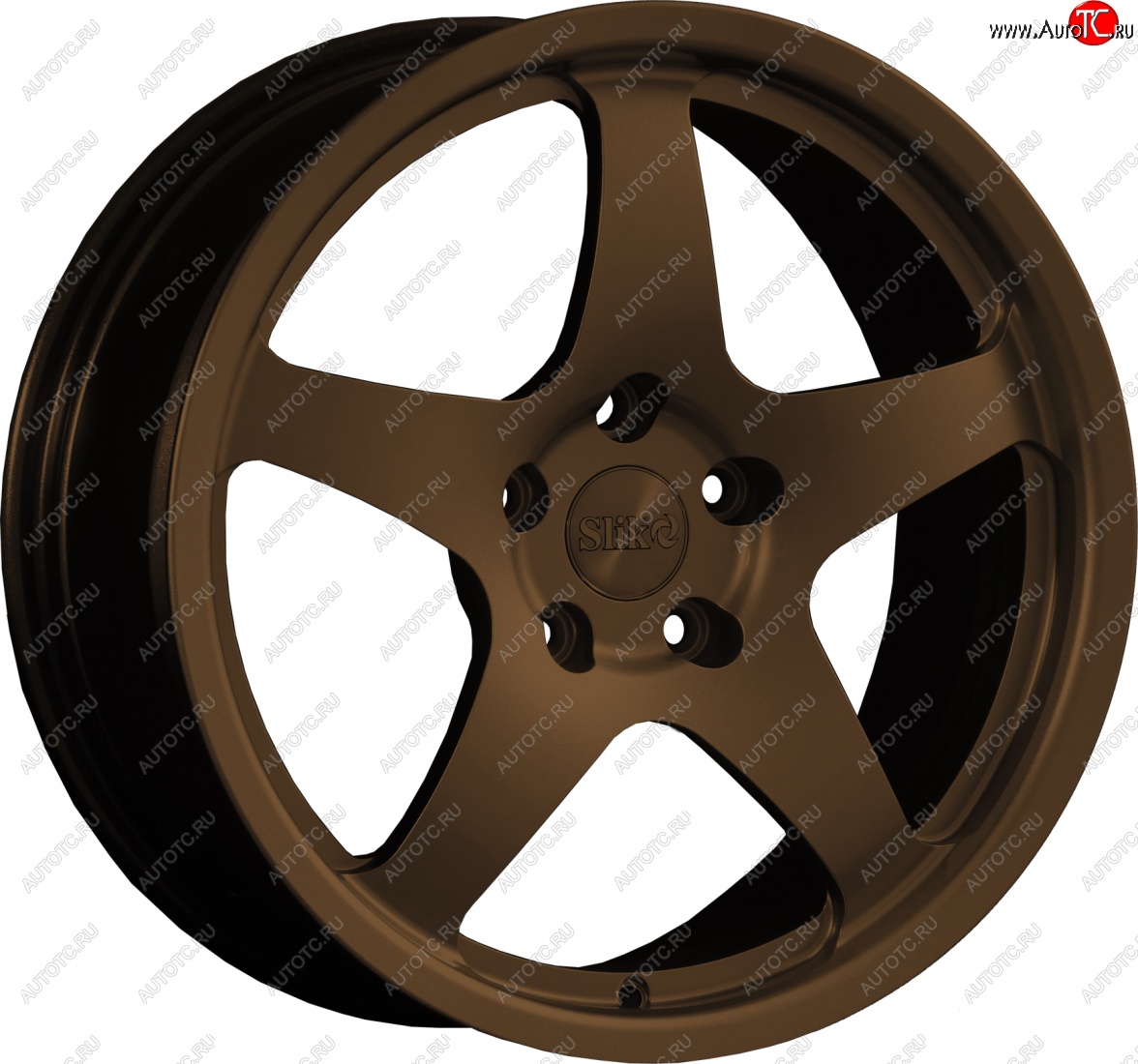 25 599 р. Кованый диск Slik classik R17x7.5 Коньячная бронза. Матовый (MBRZCGN) 7.5x17   (Цвет: MBRZCGN)  с доставкой в г. Пермь