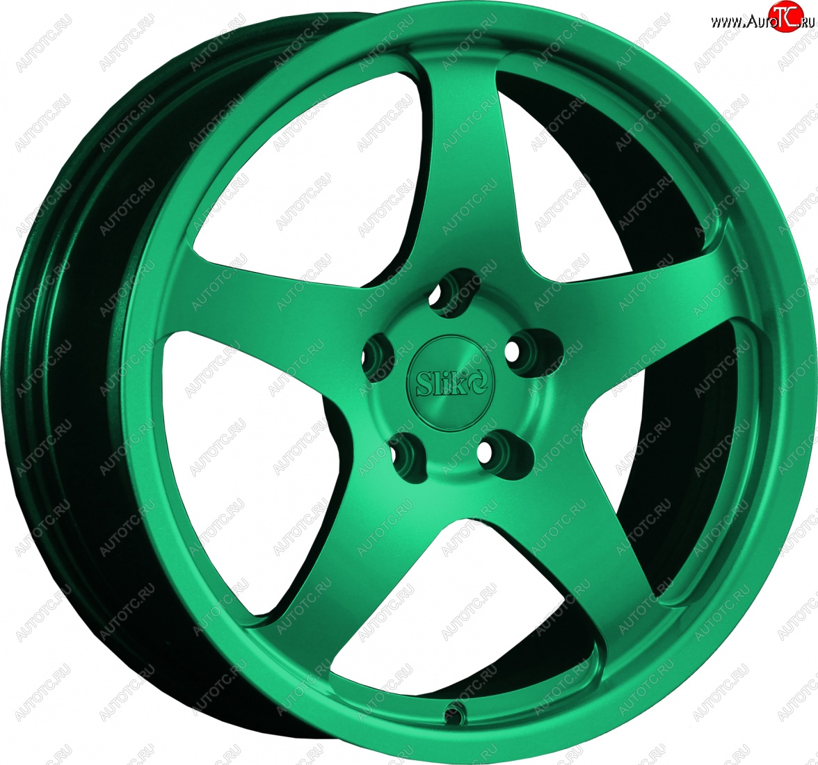 25 599 р. Кованый диск Slik classik R17x7.5 Candy Green изумрудно-зеленый 7.5x17   (Цвет: Candy Green изумрудно-зеленый 7.5x17)  с доставкой в г. Пермь