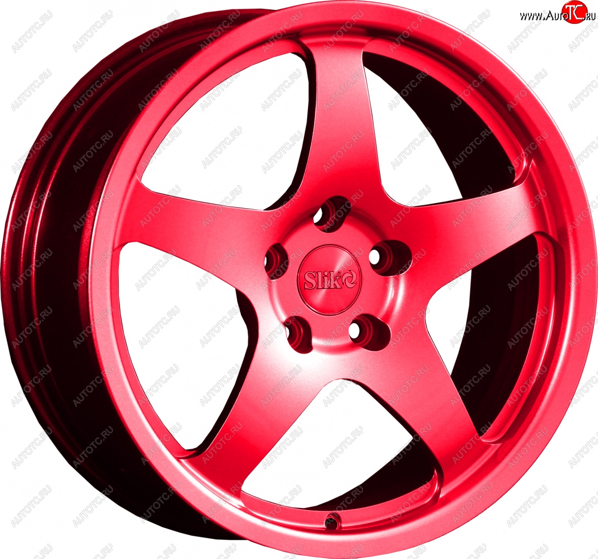 25 599 р. Кованый диск Slik classik R17x7.5 Candy RUBIN рубиновый 7.5x17   (Цвет: Candy RUBIN рубиновый 7.5x17)  с доставкой в г. Пермь
