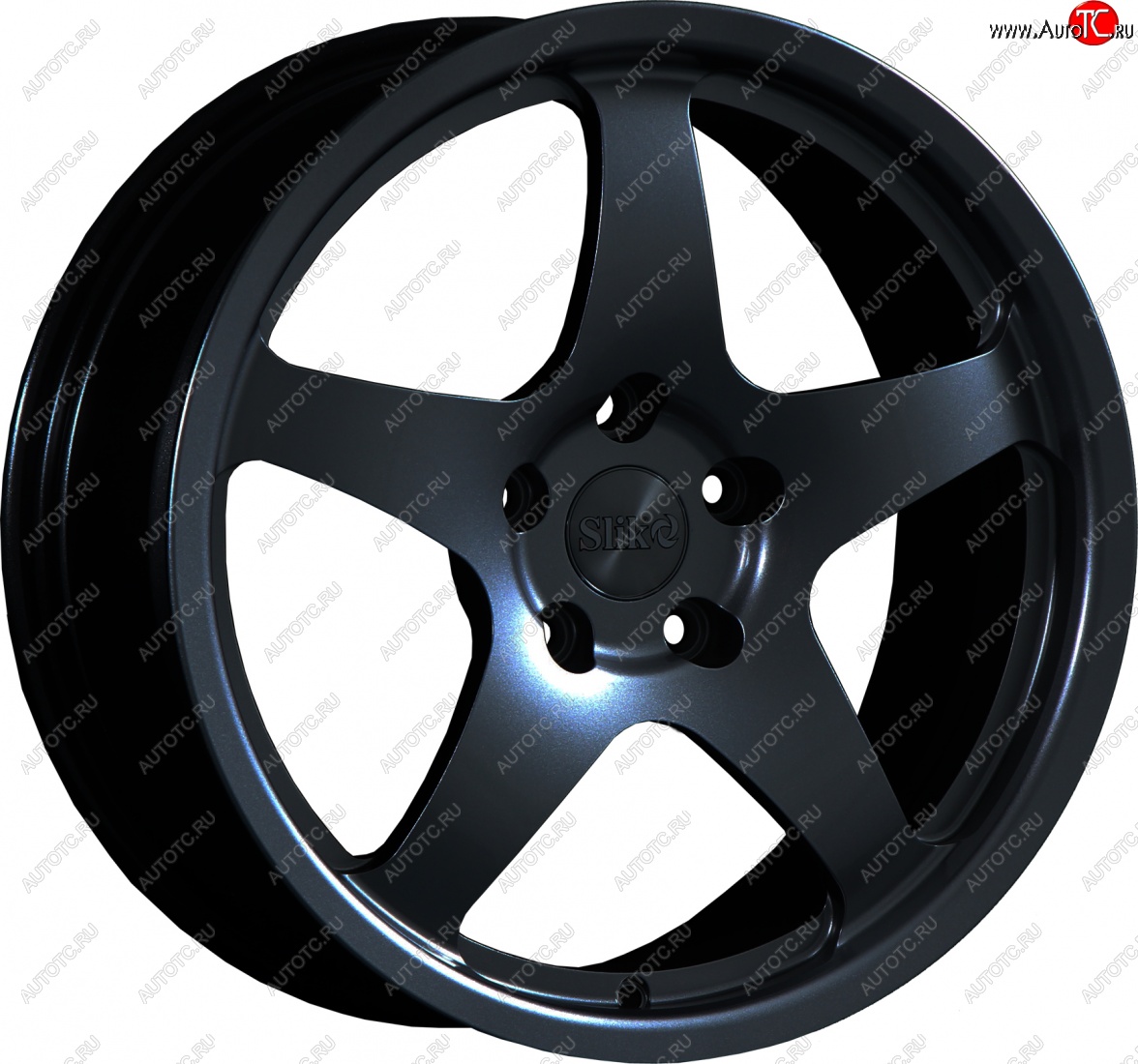 25 599 р. Кованый диск Slik classik R17x7.5 Черный глянцевый (BK) 7.5x17   (Цвет: BK)  с доставкой в г. Пермь