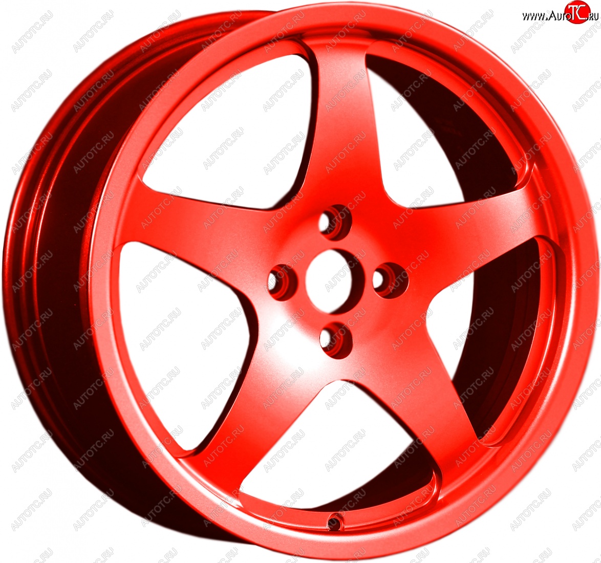 14 049 р. Кованый диск Slik classik R17x7.5 Candy алый 7.5x17   (Цвет: Candy алый 7.5x17)  с доставкой в г. Пермь